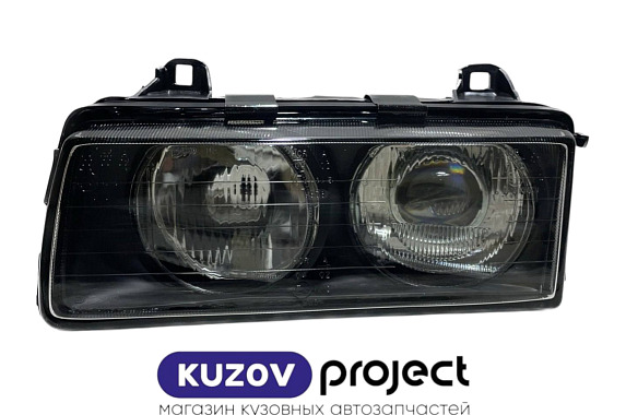 Фара левая под электрокорректор BMW E36 1990-1994 (Тайвань)