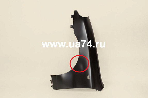 Крыло левое Chevrolet Lanos 2005-2009 (Тайвань / Залом) Дисконт 50%